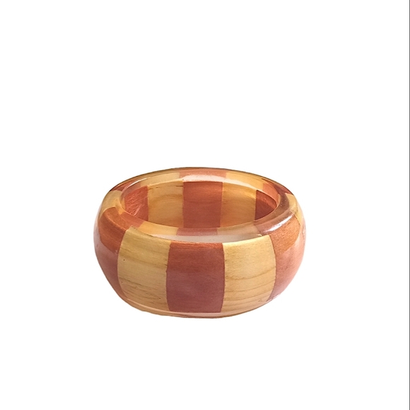 Wooden Resin Bangle Bracelet - Picture 3 of 3